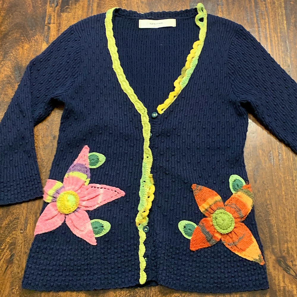 Sparrow/ Anthropologie- Cotton & Wool Cardi - Sz S